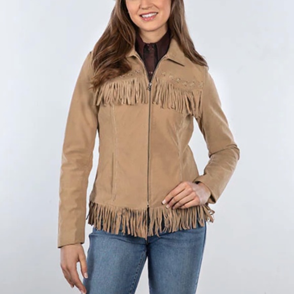 Fornia Women's Saddle Creek Fringe Jacket Size M - Picture 1 of 8